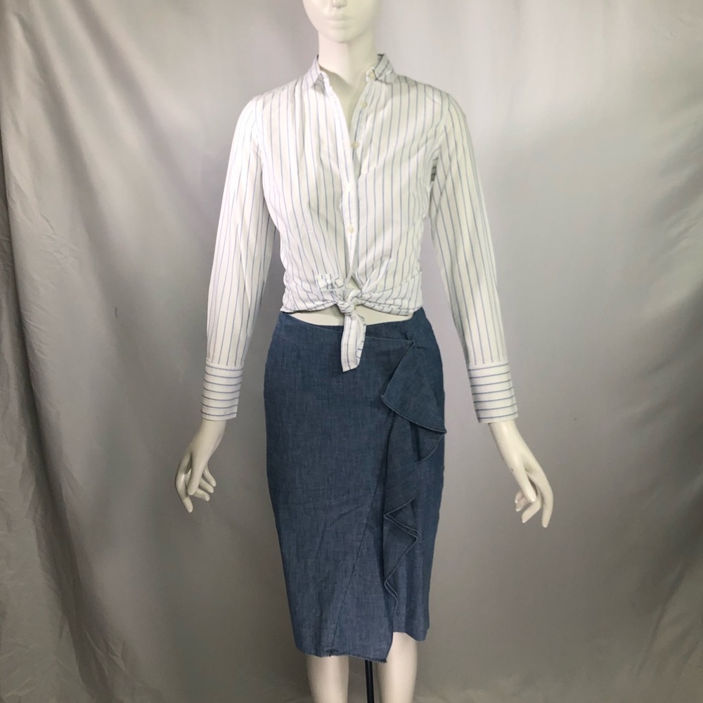 Banana Republic Striped Button Down Shirt